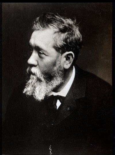 Portrait of Antoine Vollon, French painter by French Photographer